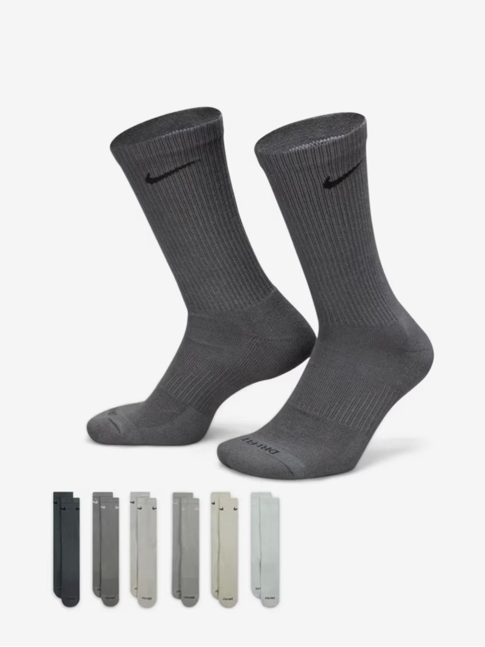 Nike Everyday Plus Crew socks-6 pack